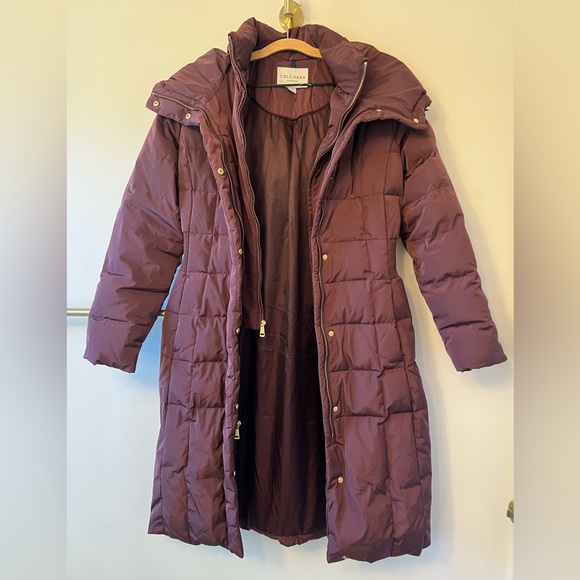 Cole Haan Taffeta Down Coat - Picture 5 of 11